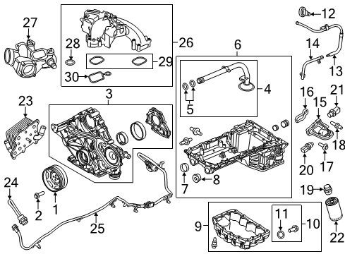 Ford LC3Z-9E926-A THROTTLE BODY AND MOTOR ASY