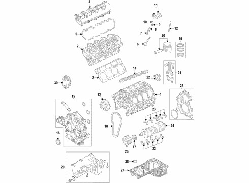 Ford LC3Z-6333-E BEARING - CRANKSHAFT MAIN