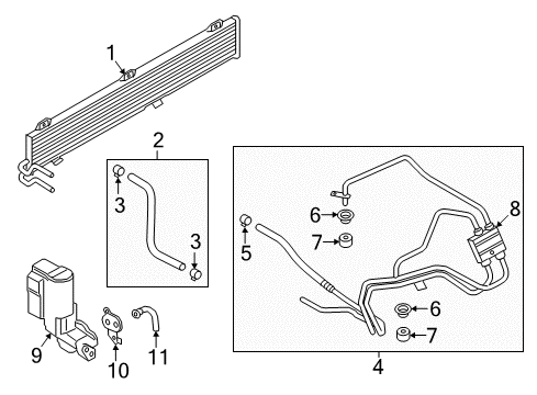 2021 Ford EcoSport Oil Cooler Diagram 2