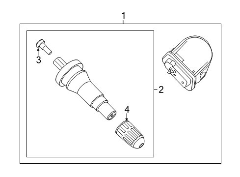 2021 Ford Mustang Tire Pressure Monitoring Diagram