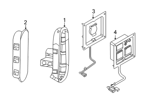 2021 Ford F-150 Electrical Components - Pick Up Box Diagram 2