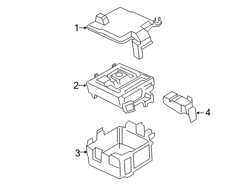 2020 Ford Transit PANEL ASY - FUSE JUNCTION Diagram for LK4Z-14A068-G