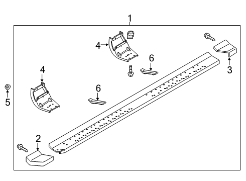 2022 Ford F-250 Super Duty Running Board Diagram 15