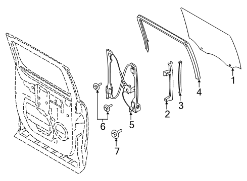 2020 Ford F-150 Rear Door Diagram 2