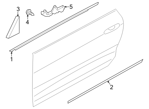 2024 Ford Mustang FILLER Diagram for PR3Z-63214A63-A