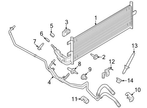 2024 Ford Mustang FASTENER Diagram for -W721914-S450