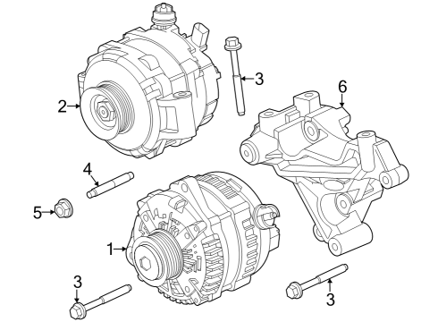 2024 Ford F-250 Super Duty Alternator Diagram 2