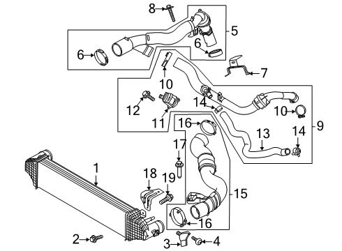 2023 Lincoln Aviator Intercooler Diagram 2