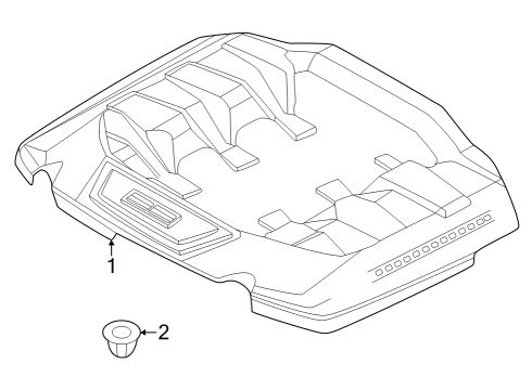 2024 Ford Mustang COVER Diagram for PR3Z-6A949-A