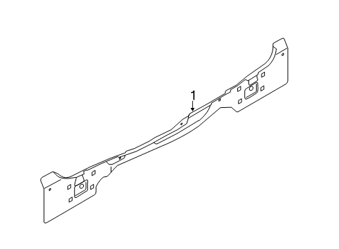 2023 Ford Transit Connect Rear Body Diagram 1