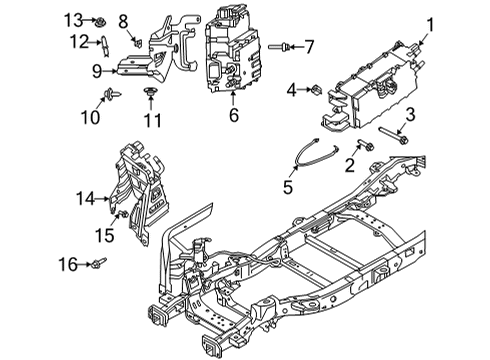 2021 Ford F-150 CONVERTER ASY - VOLTAGE Diagram for ML3Z-14G649-D