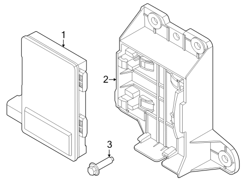 2024 Ford Mustang BRACKET Diagram for PR3Z-14C022-C