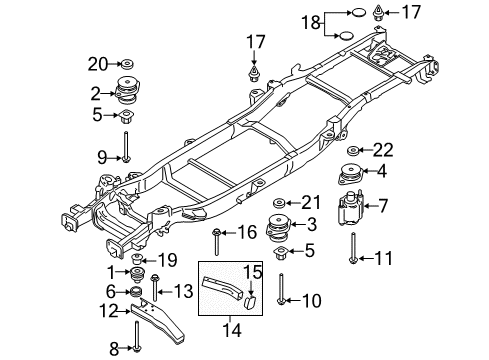 2020 Ford F-150 Frame & Components Diagram 3