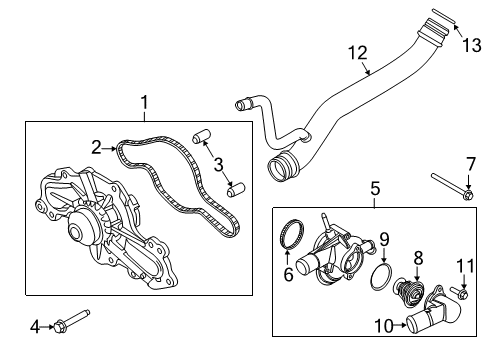 2019 Ford Police Interceptor Utility Water Pump Diagram 2