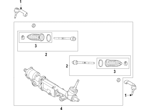 2022 Ford F-150 Steering Column & Wheel, Steering Gear & Linkage Diagram 7