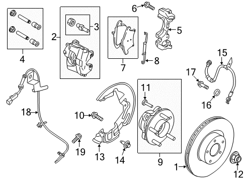 1985 Mercury Lynx Control Diagram for HG9Z-2C219-P