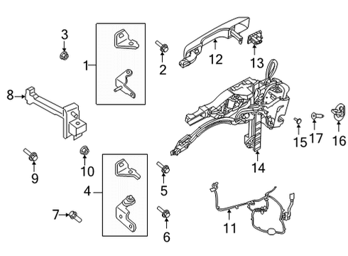 2023 Ford Bronco Sport Rear Door Diagram 5