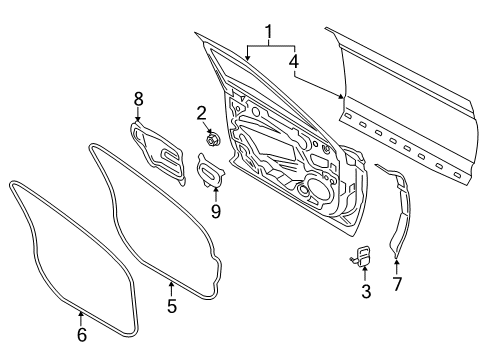 2020 Lincoln Continental Front Door Diagram