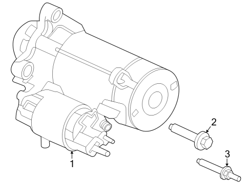 2024 Ford F-350 Super Duty Starter Diagram 2