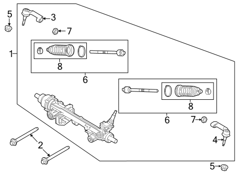 2023 Ford F-150 Lightning END - SPINDLE ROD CONNECTING Diagram for NL3Z-3A130-B