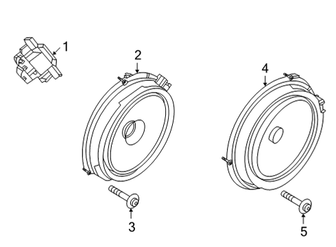 2022 Ford Mustang Mach-E Sound System Diagram 2