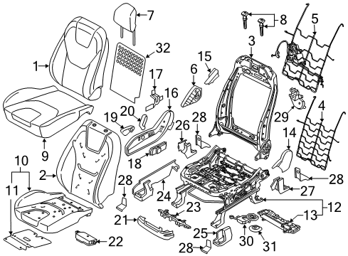 2023 Ford Edge Heated Seats Diagram 3