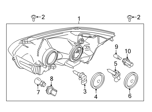 2022 Ford Transit Bulbs Diagram 2