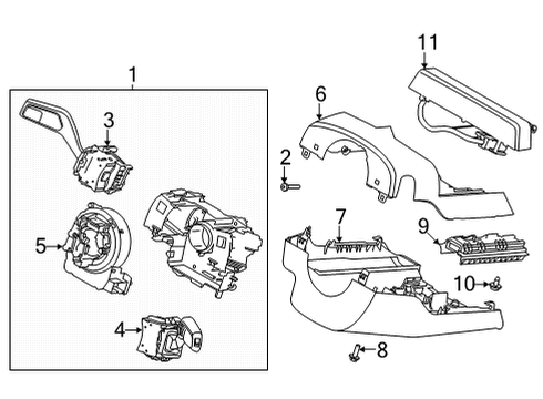 2023 Ford Mustang Mach-E Switches Diagram 3