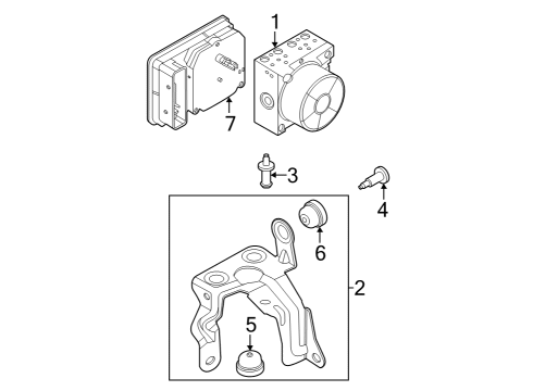 2023 Ford Maverick Anti-Lock Brakes Diagram 1