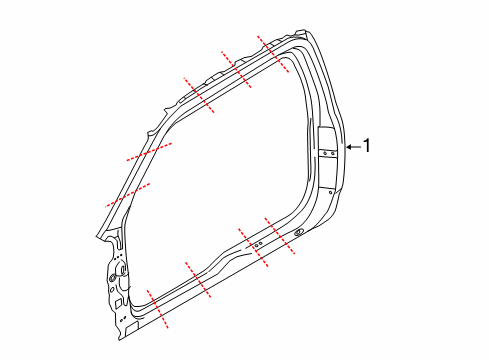 2020 Ford F-150 Aperture Panel Diagram 4