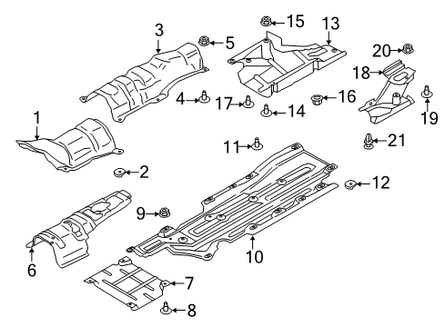 2020 Lincoln MKZ Front Floor Diagram 2