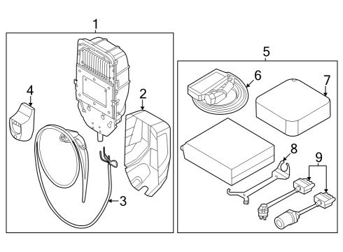 2023 Ford Mustang Mach-E Electrical Components Diagram 7