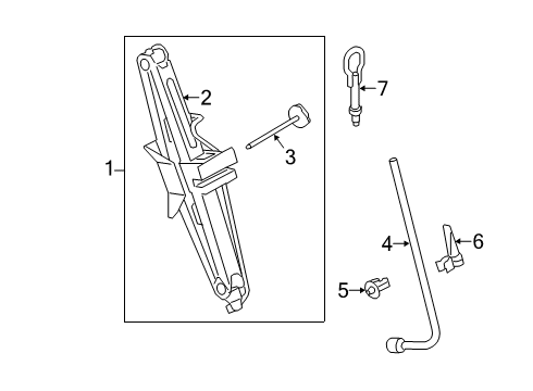 2020 Ford Transit Connect Jack & Components Diagram 4