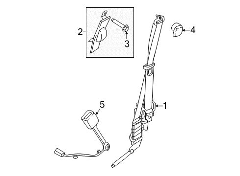 2020 Ford F-150 Seat Belt Diagram 2