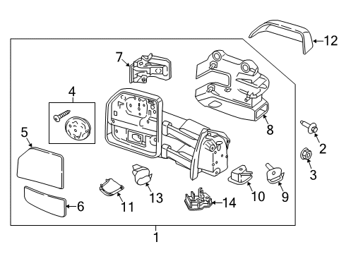 2021 Ford F-250 Super Duty Parking Aid Diagram 2