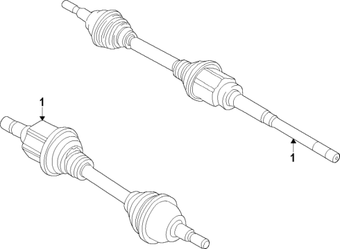 2023 Ford Edge Front Axle Diagram