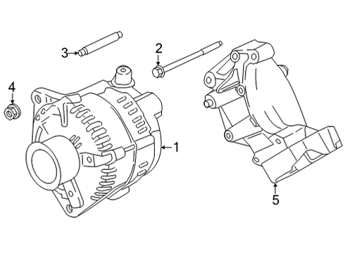 2022 Ford F-250 Super Duty Alternator Diagram 6