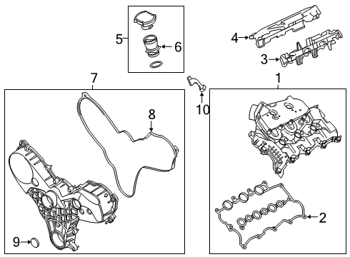 2020 Ford F-150 Valve & Timing Covers Diagram 2