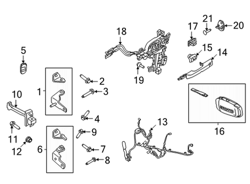 2021 Ford Bronco Sport Front Door Diagram 3