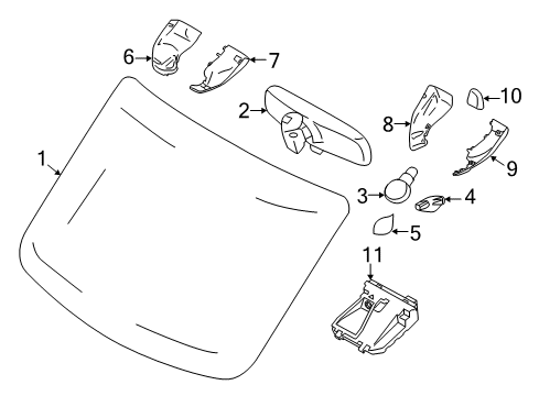 2021 Ford Transit Wipers Diagram 2