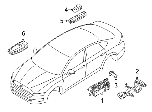 2019 Ford Police Responder Hybrid Alarm System Diagram