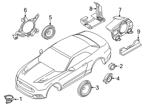 2020 Ford Mustang Sound System Diagram 4