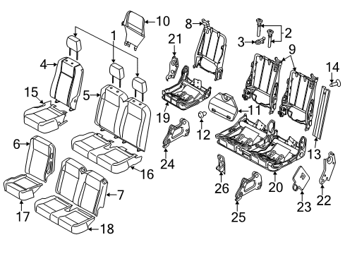 2021 Ford Transit Third Row Seats Diagram 2