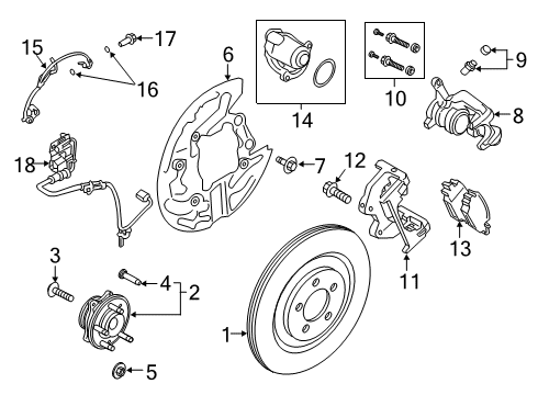 2020 Lincoln Aviator Anti-Lock Brakes Diagram 3