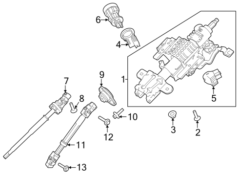 2020 Ford F-150 Ignition Lock Diagram 4