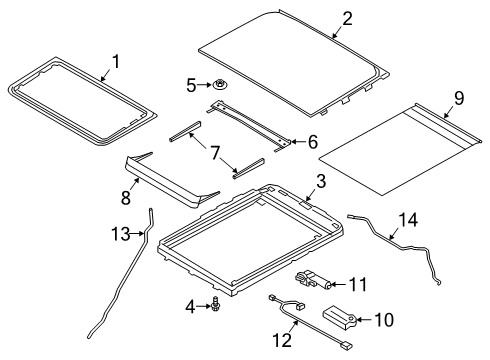 2022 Ford Explorer Sunroof Diagram