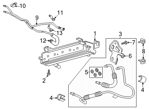 2021 Ford Expedition Trans Oil Cooler Diagram