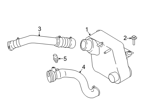 2021 Ford F-250 Super Duty Intercooler Diagram