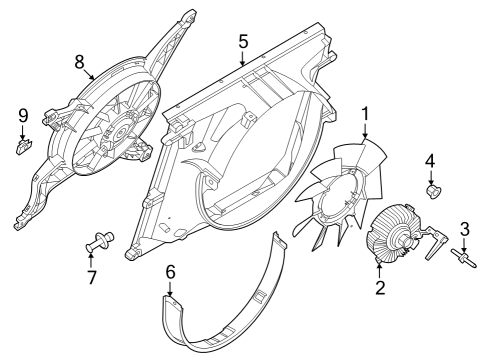 2024 Ford F-350 Super Duty Cooling Fan Diagram 2