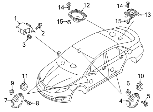 2020 Lincoln MKZ Sound System Diagram 3